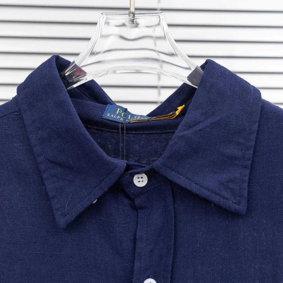 P280 top version (different currencies) You can scan the code to enter the official website Style: Ralph Lauren POLO linen old money style embroidered long shirt POLO Color: Picture color Size: S-L Fabric: Linen Accessories: A full set of customized accessories No gender distinction, the same style for men and women